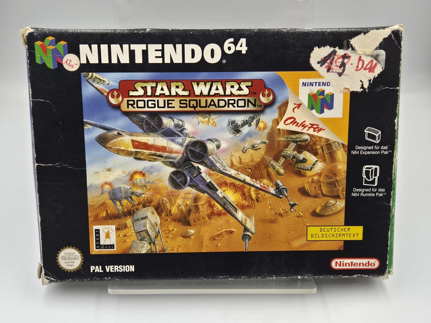 N64 Nintendo 64 Spiel Star Wars Rogue Squadron mit OVP und Anleitung NOE