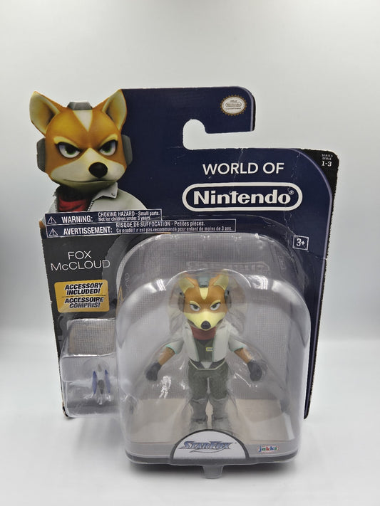  World of Nintendo Collectible Figur Figurine Fox McCloud Neu New Sealed
