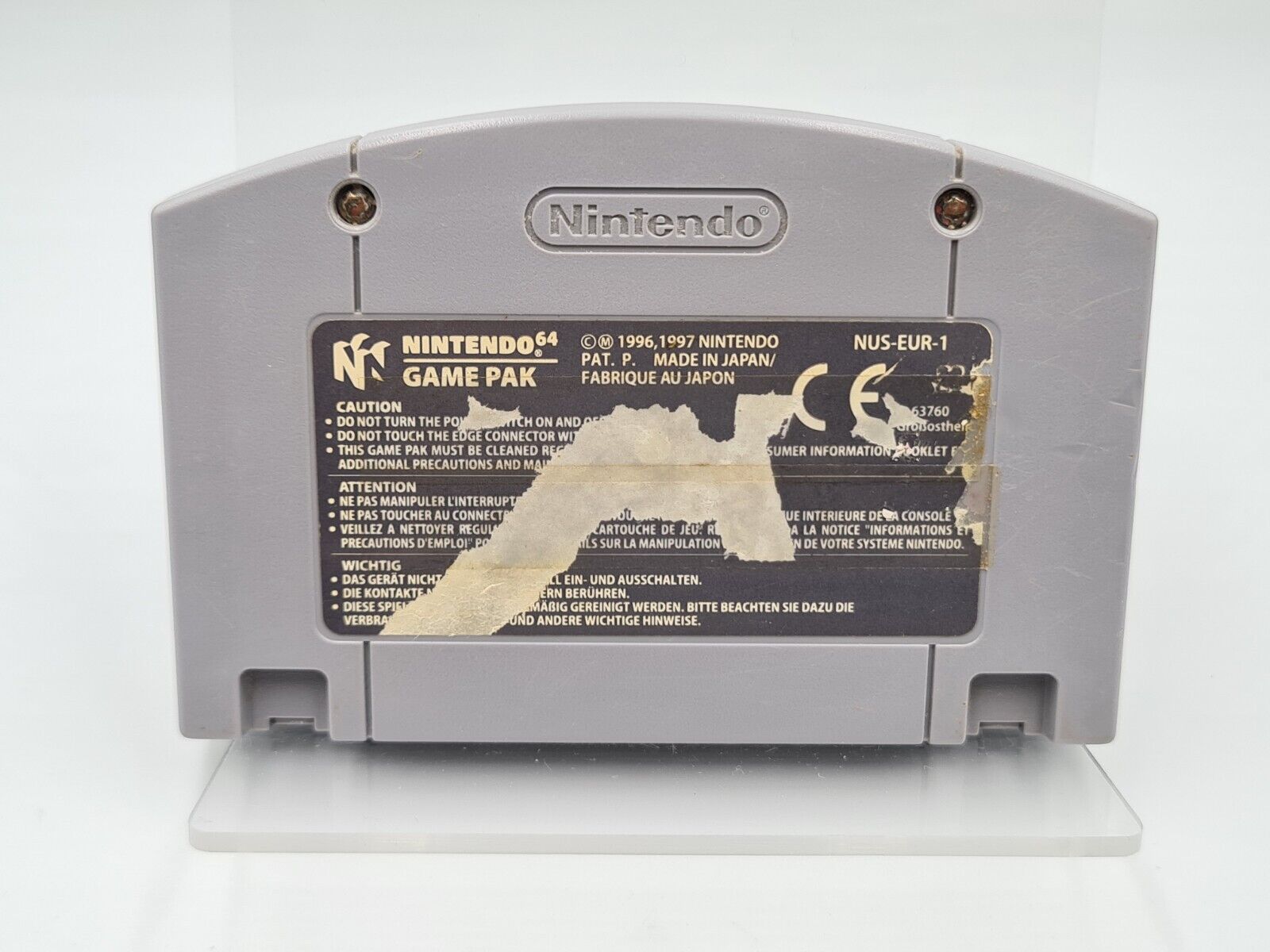 N64 Nintendo 64 F-1 World Grand Prix EUR Modul - T-Retro-Games 