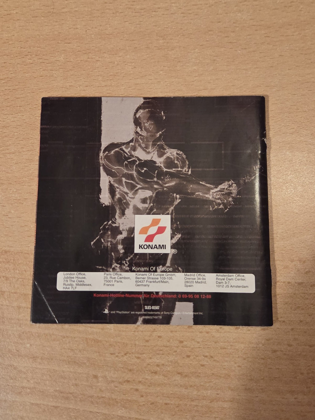 PlayStation 1 PS1 Metal Gear Solid Spielanleitung Instruction Booklet