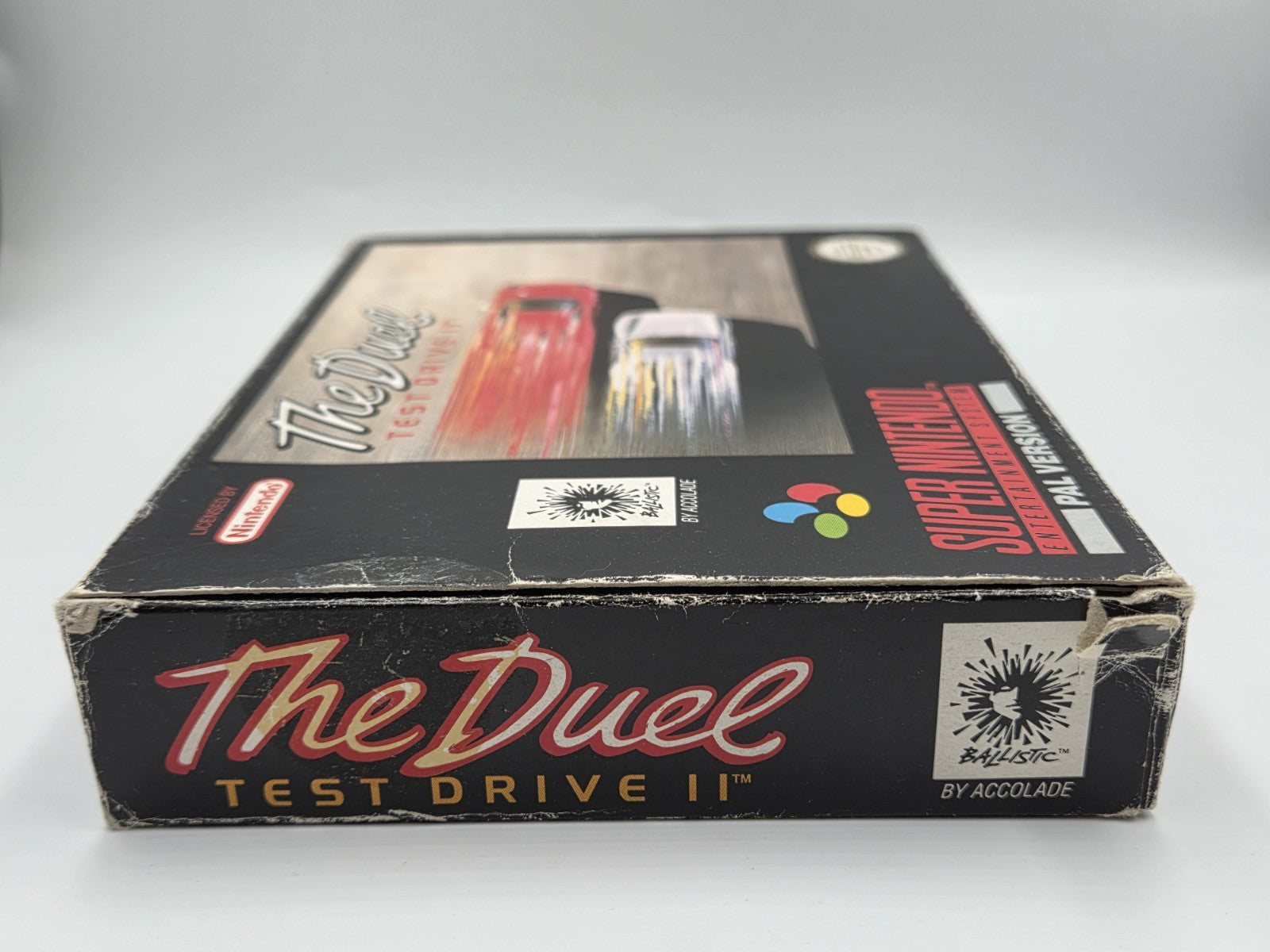 SNES Super Nintendo The Duel Test Drive II mit OVP und Anleitung NOE