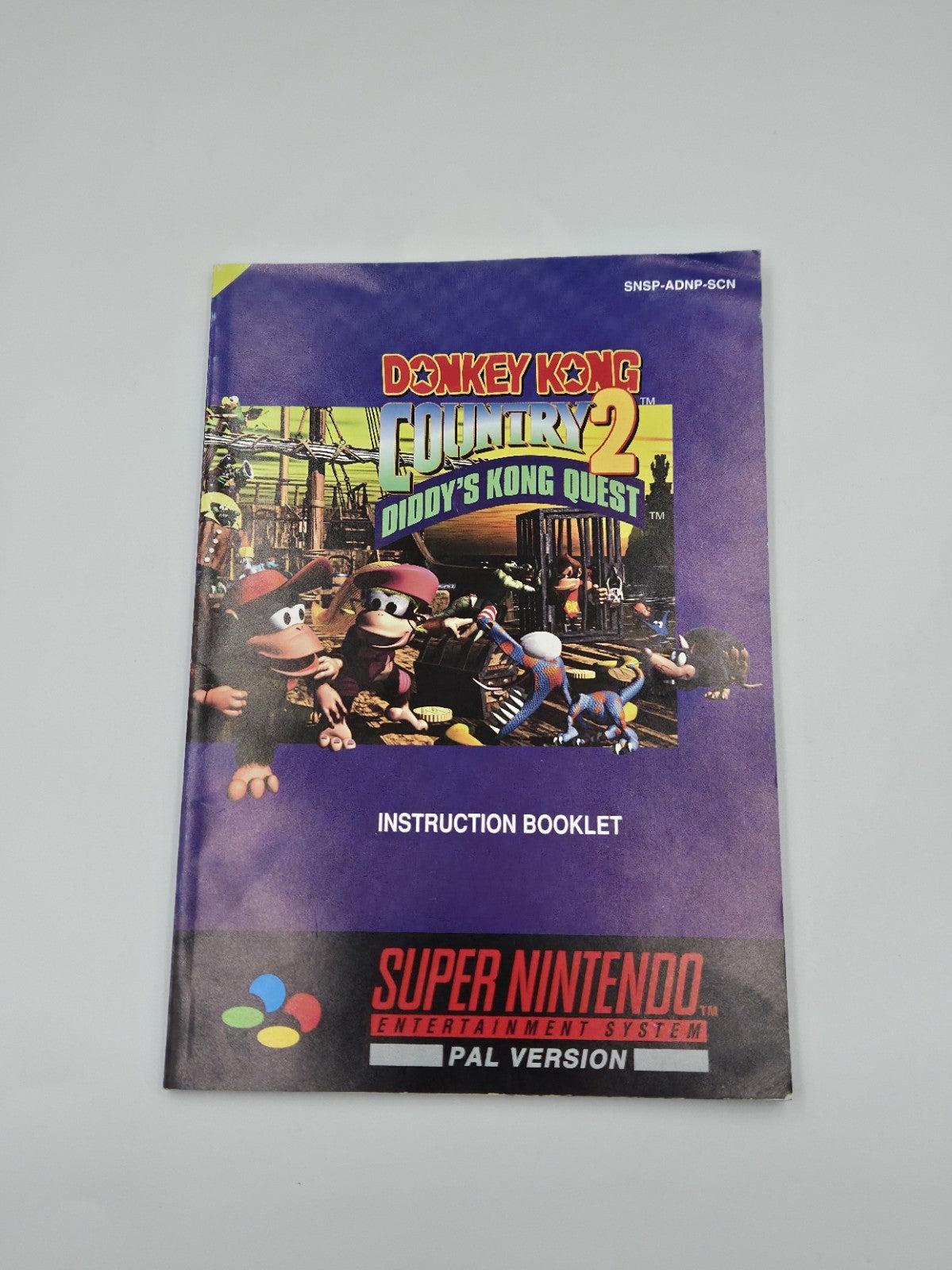SNES Super Nintendo Donkey Kong Country 2 Spielanleitung Instruction Booklet SCN