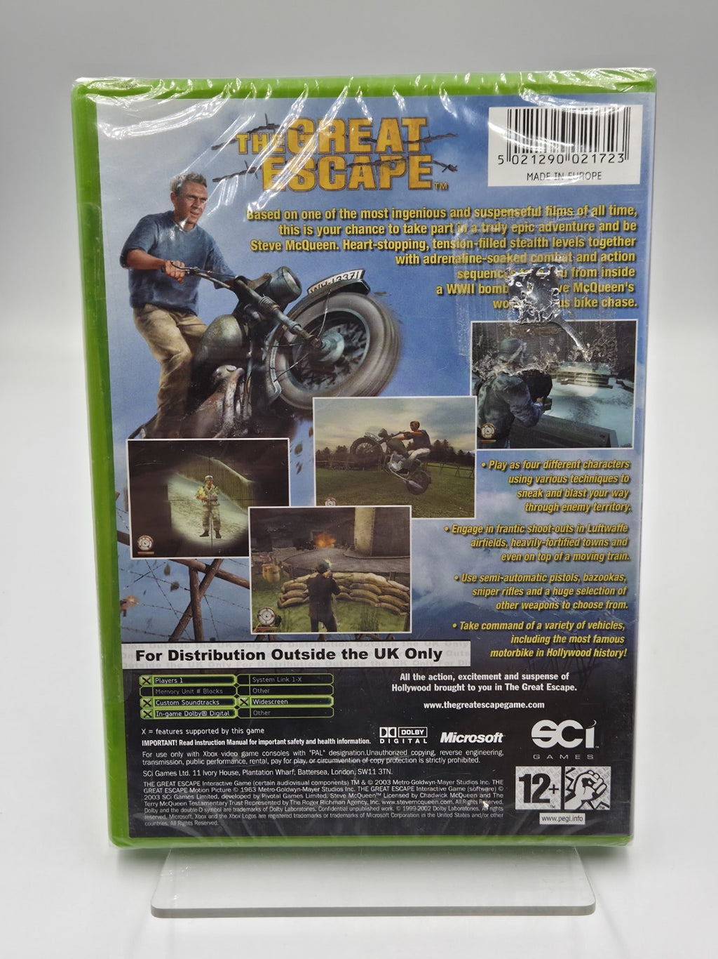 XBOX Spiel The Great Escape Sealed NEU NEW Englisch