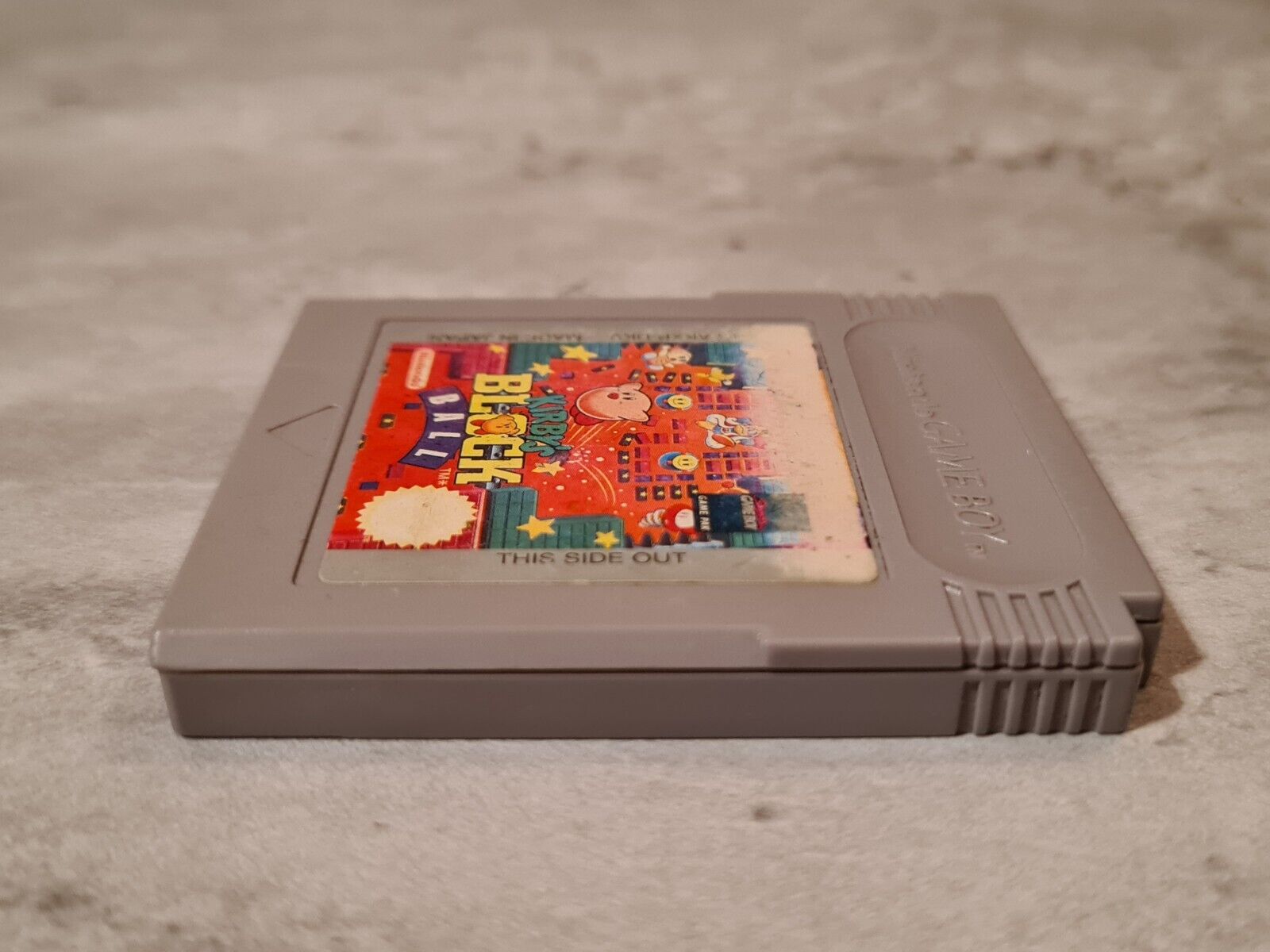 Nintendo Game Boy Classic Spiel Kirby's Block Ball Modul UKV - T-Retro-Games 