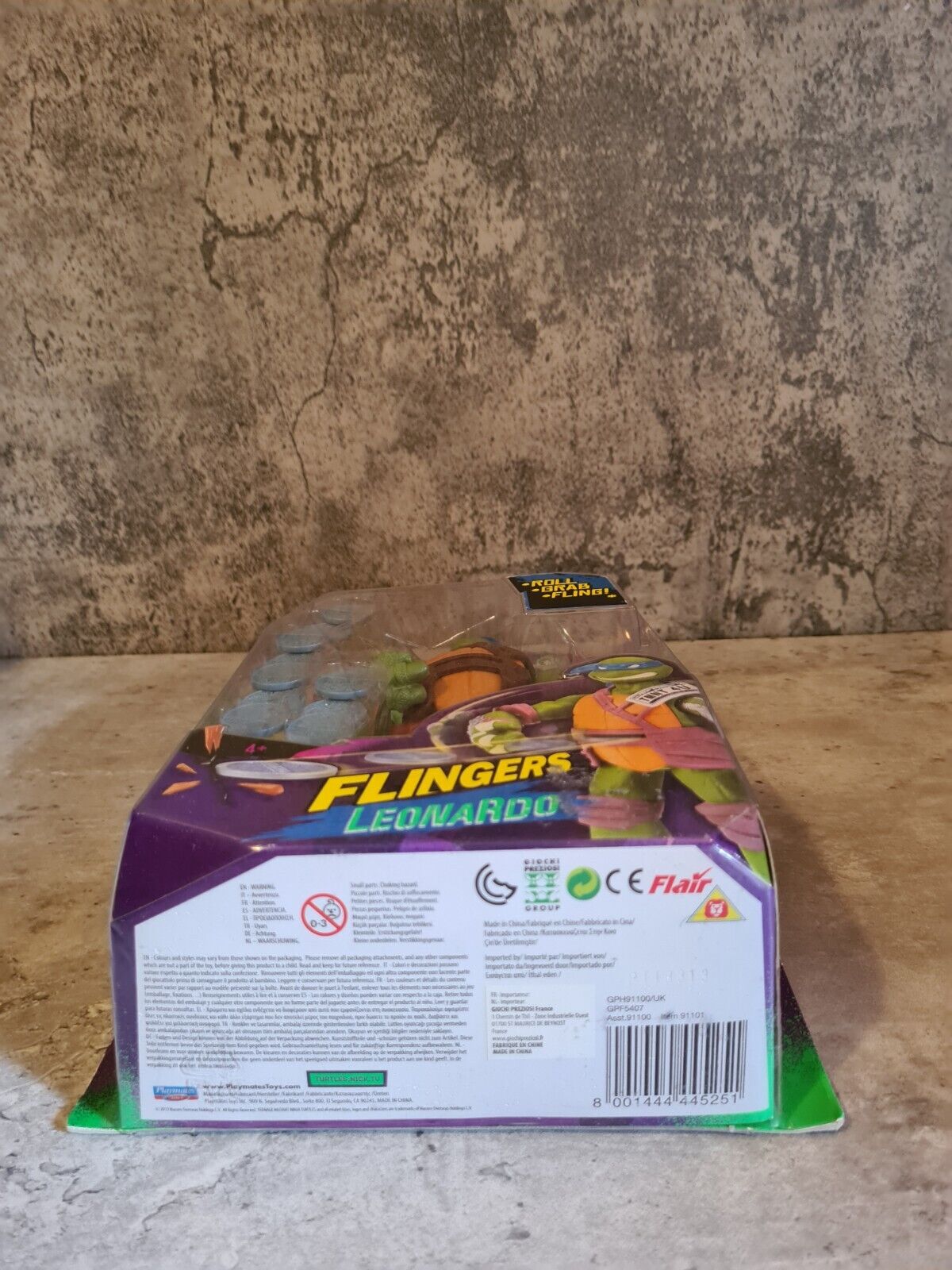 Nickelodeon Teenage Mutant Ninja Turtles Flingers Leonardo Action Toy Neu New - T-Retro-Games 