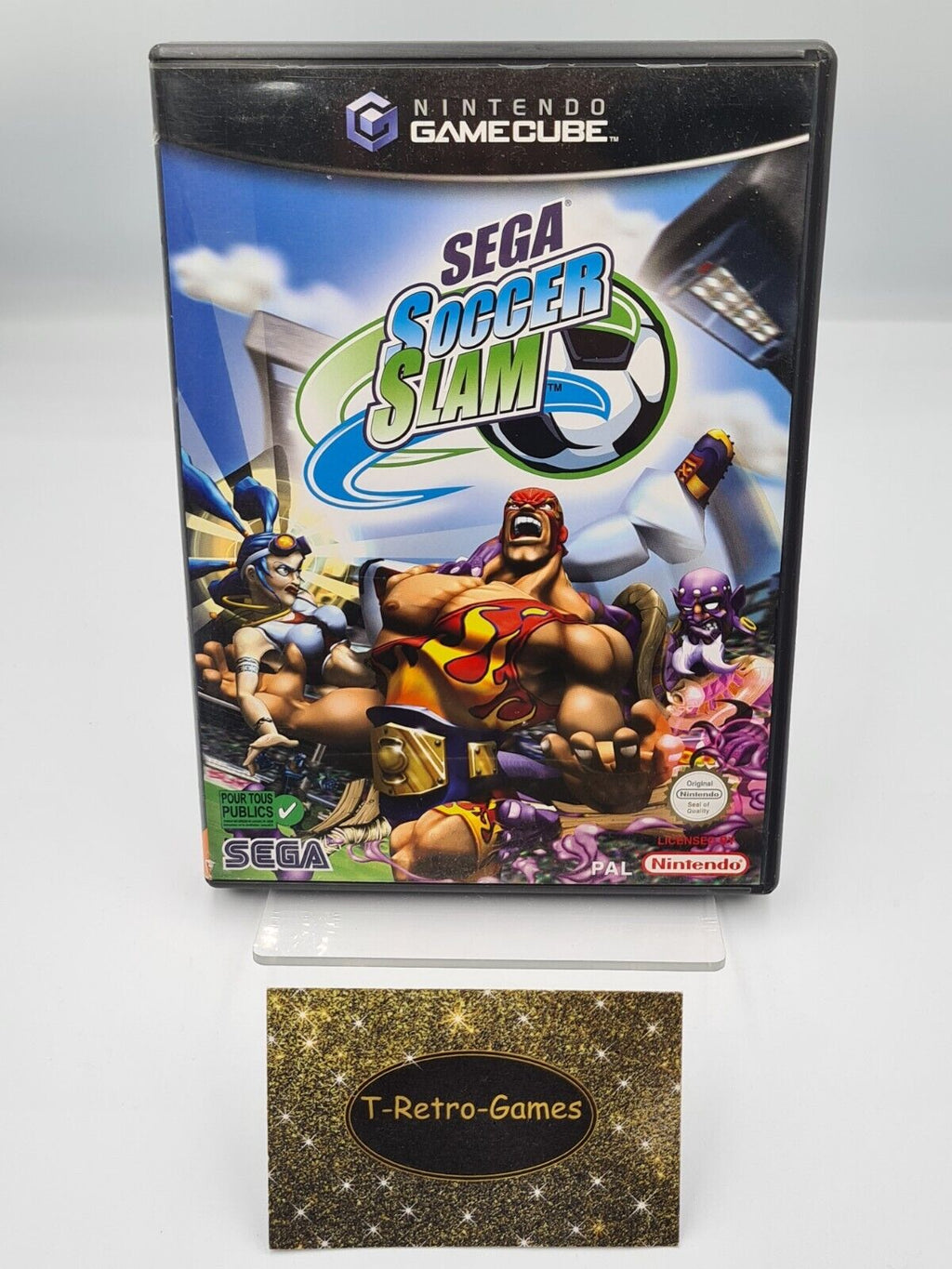 Nintendo GameCube Sega Soccer Slam mit OVP und Anleitung FAH - T-Retro-Games 