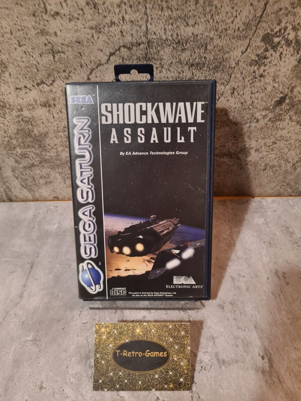 Sega Saturn Shockwave Assault mit OVP und Anleitung Multi Language - T-Retro-Games 