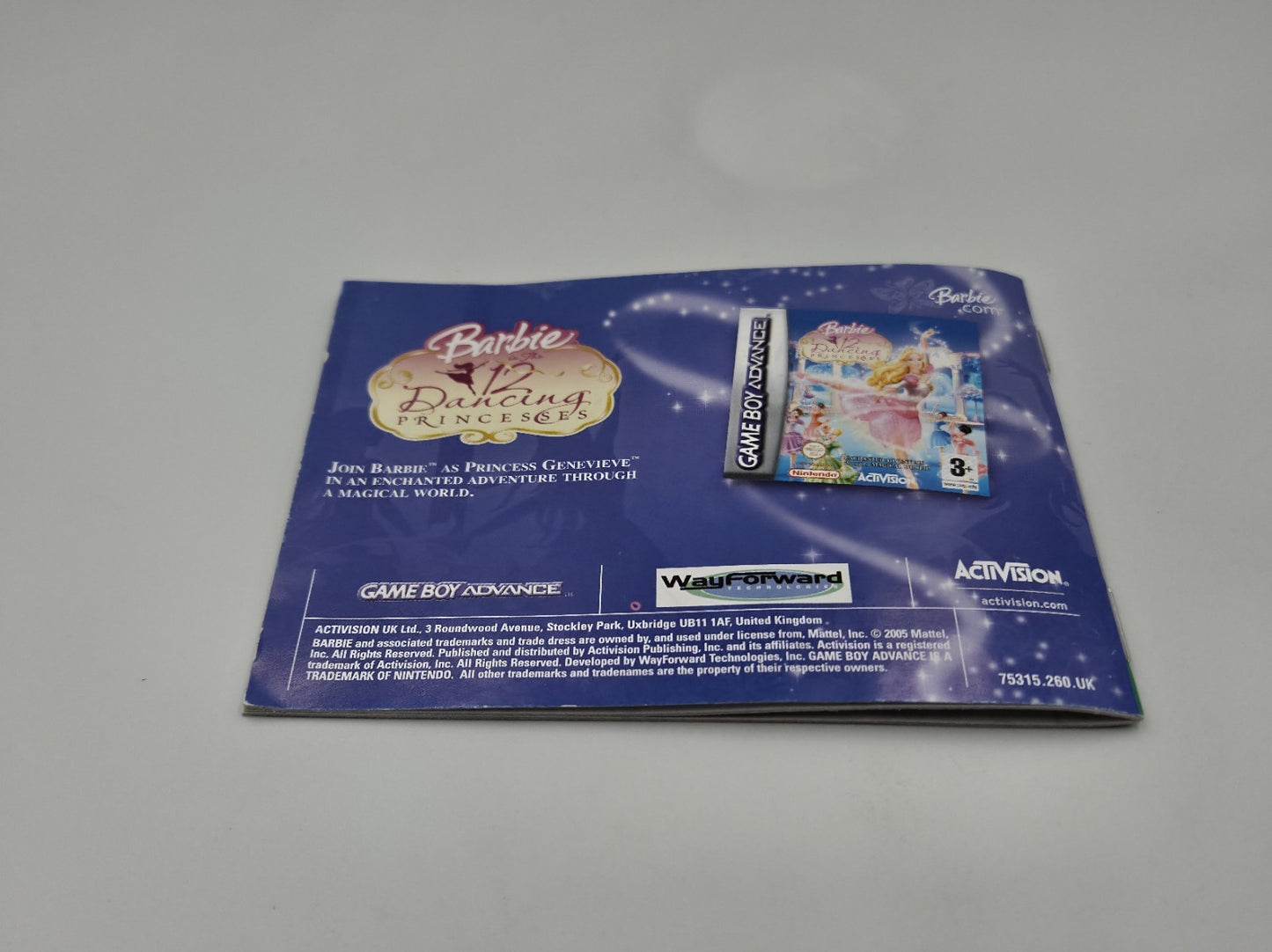Game Boy Advance Barbie Diaries High School Mystery mit OVP und Anleitung UKV