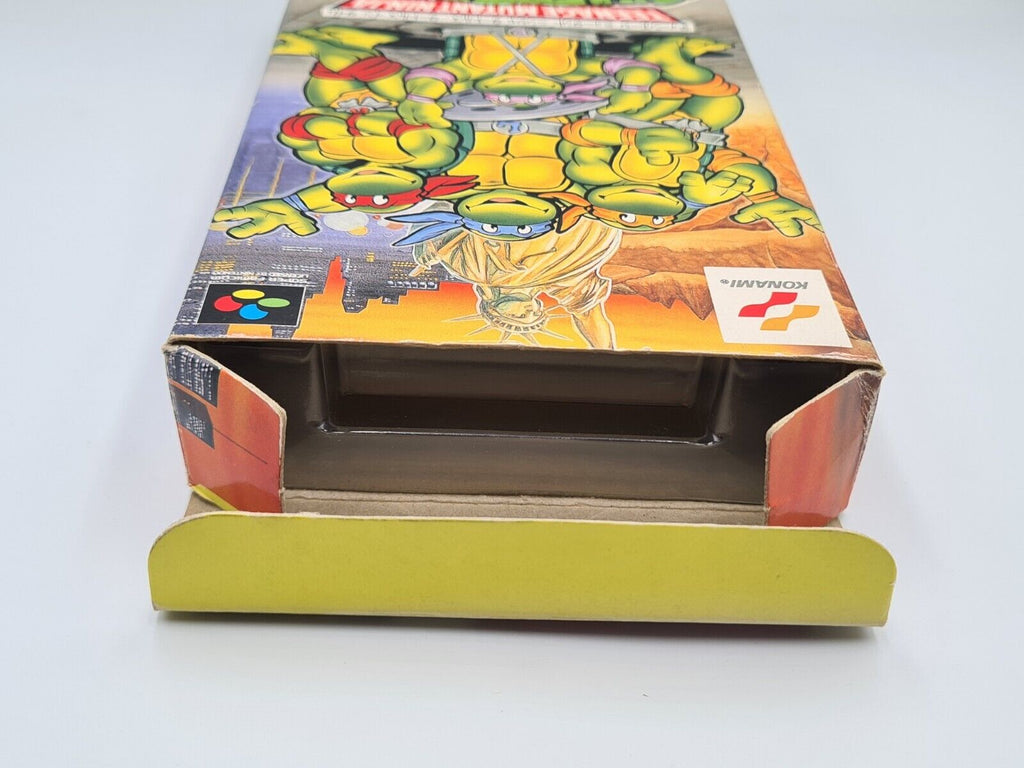 SFC Super Famicom Turtles in Time mit OVP und Anleitung Japan - T-Retro-Games 