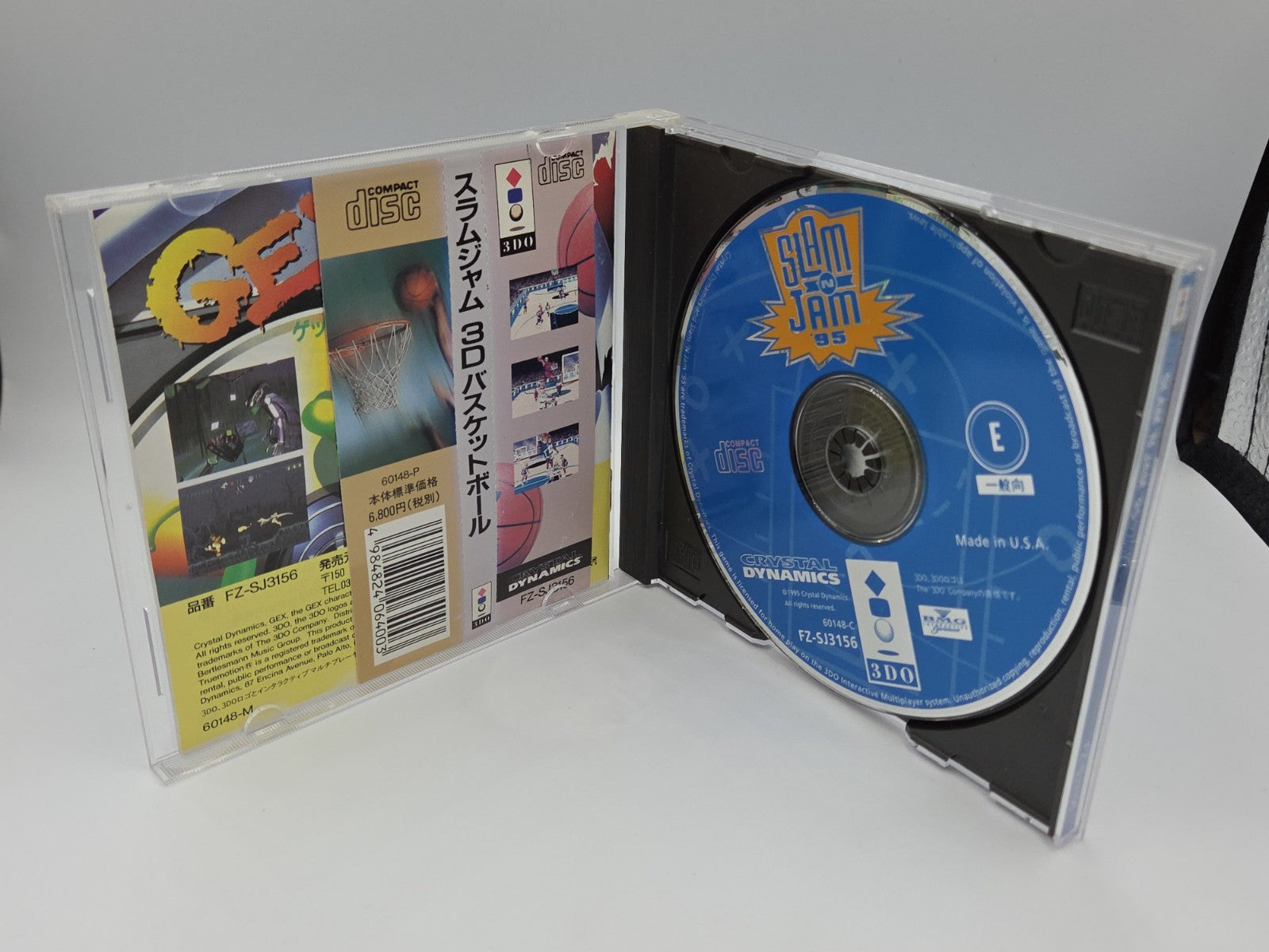 3DO Spiel Slam 'N Jam 95 mit OVP und Anleitung Japan