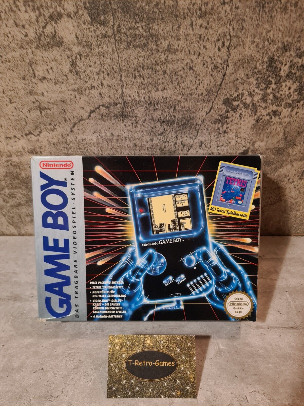 Game Boy Classic Konsole Console Tetris OVP NOE Deutsch - T-Retro-Games 