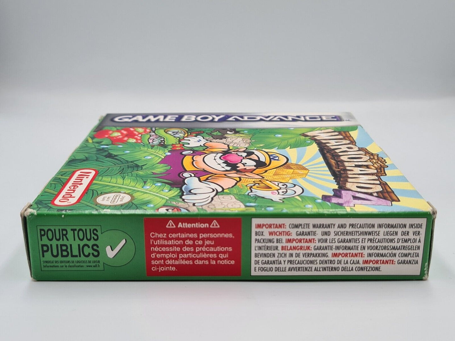 Nintendo Gameboy Advance Wario Land 4 mit OVP und Anleitung EUR - T-Retro-Games 