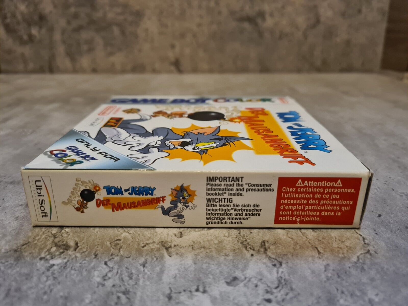Nintendo Game Boy Color Tom and Jerry Der Mausangriff + OVP und Anleitung EUR - T-Retro-Games 