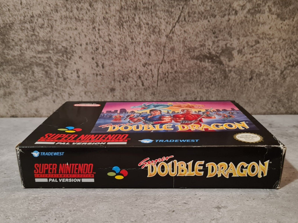 SNES Super Nintendo Super Double Dragon mit OVP und Anleitung FRG - T-Retro-Games 