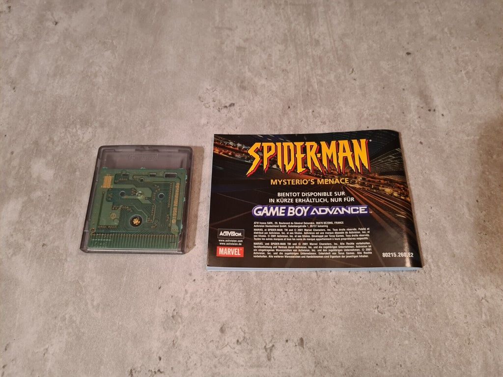 Nintendo Gameboy Color Spider-Man 2 The Sinister Six mit OVP und Anleitung EUR - T-Retro-Games 