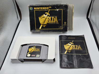 N64 Nintendo 64 The Legend of Zelda Ocarina of Time mit OVP und Anleitung NOE