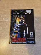 SNES Super Nintendo Syndicate Spielanleitung Instruction Booklet NOE