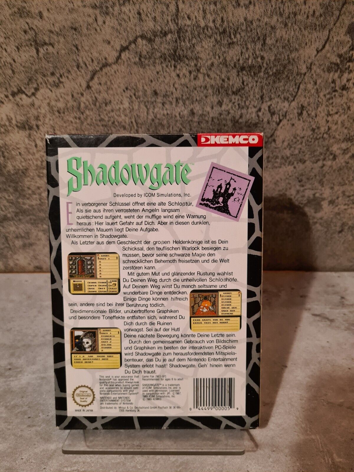 NES Shadowgate mit OVP und Anleitung NOE/FRG - T-Retro-Games 