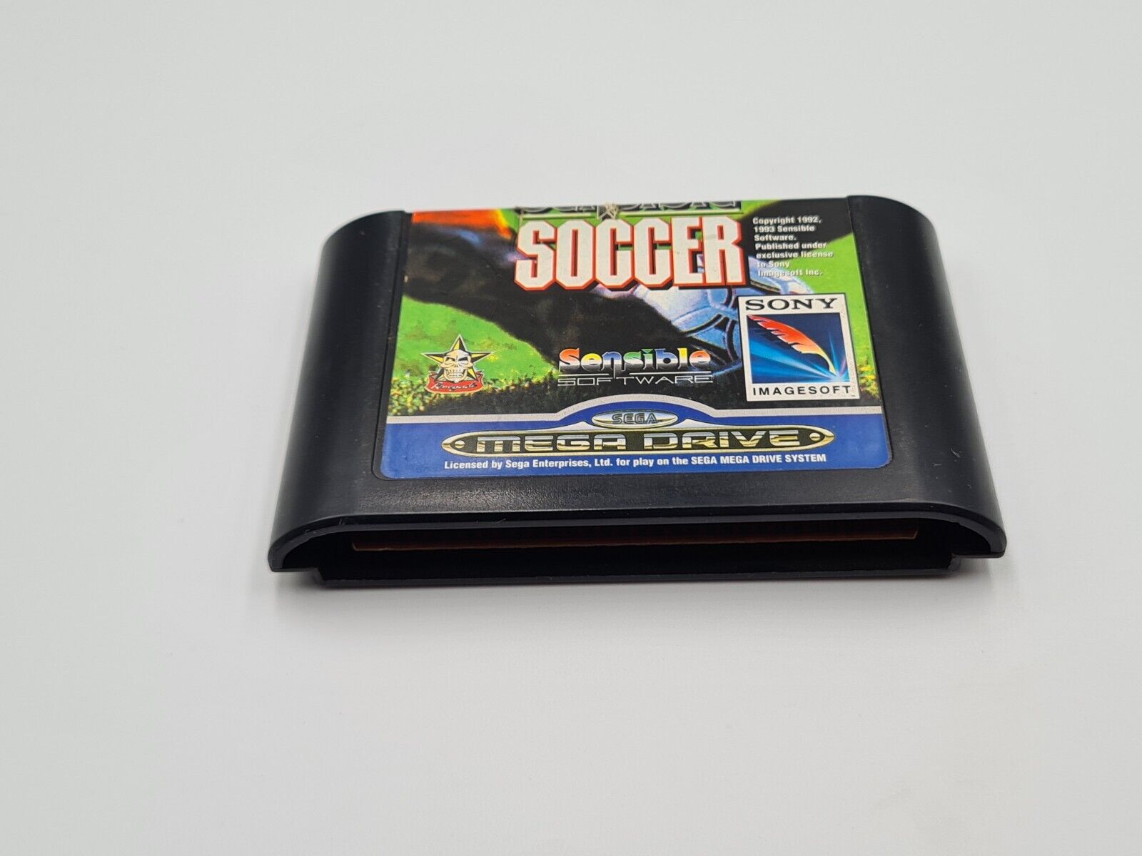 Sega Mega Drive Spiel Sensible Soccer mit OVP und Anleitung Multi Language - T-Retro-Games 