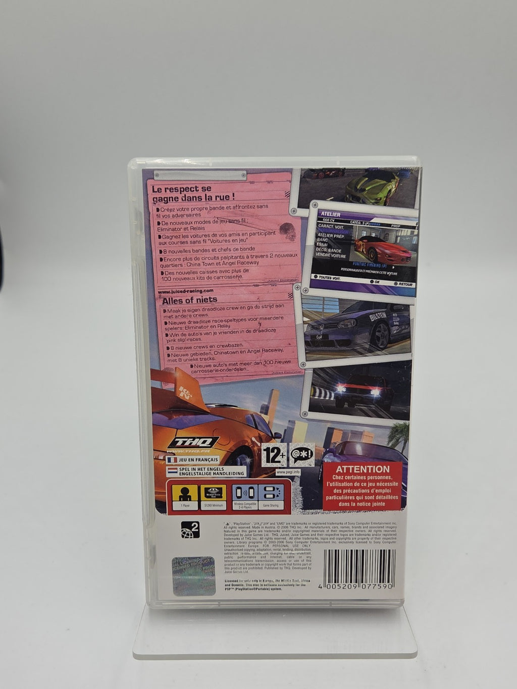 Sony PSP Spiel Juiced Eliminator mit OVP und Anleitung 