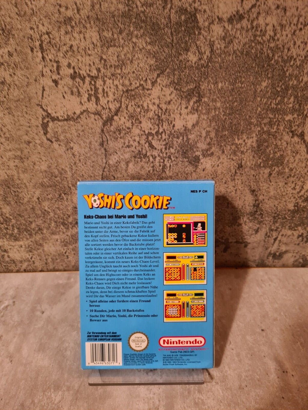 NES Yoshi's Cookie mit OVP und Anleitung FRG - T-Retro-Games 