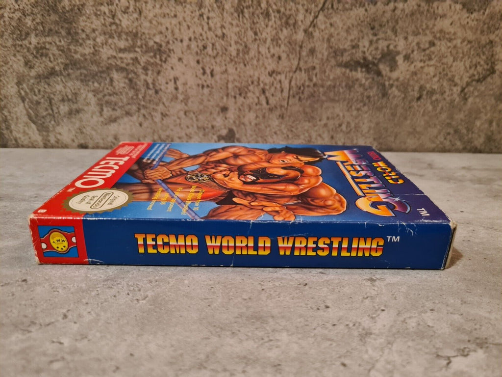NES Tecmo World Wrestling mit OVP und Anleitung NOE - T-Retro-Games 