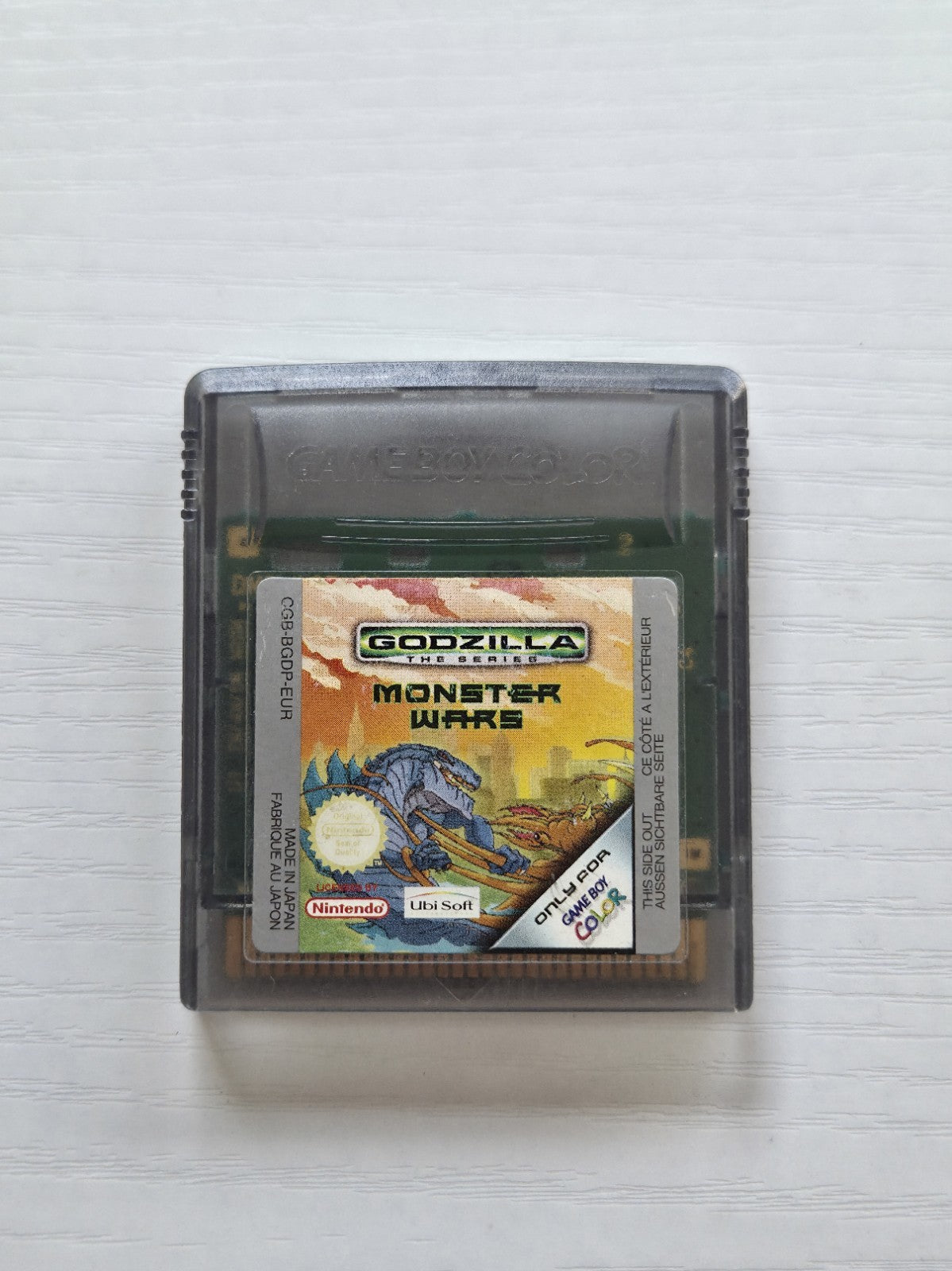 Nintendo Game Boy Color Spiel Godzilla The Series Monster Wars Modul EUR