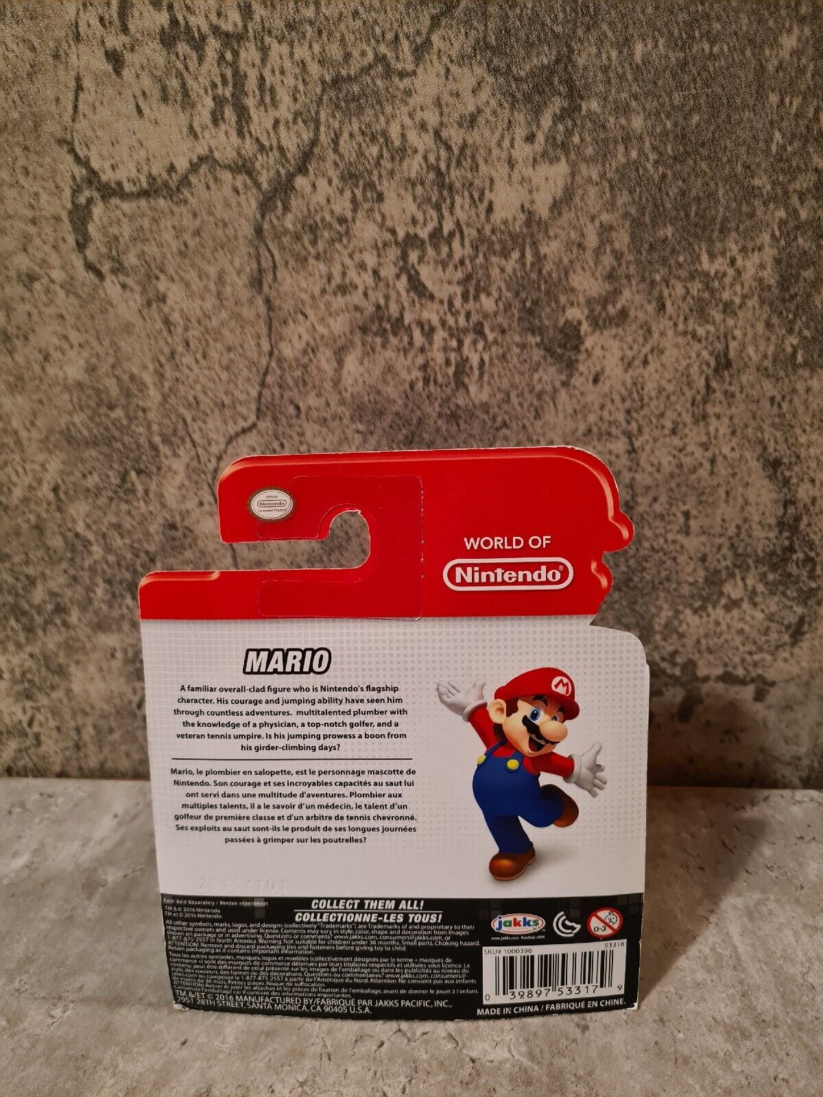 World of Nintendo Collectible Figur Super Mario + Bonus Super Star New Sealed - T-Retro-Games 