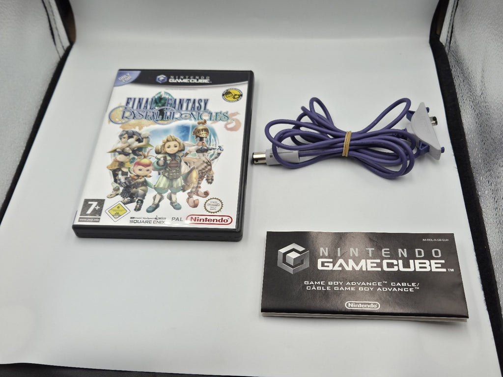GameCube Final Fantasy Crystal Chronicles GBA Link Kabel Bundle OVP