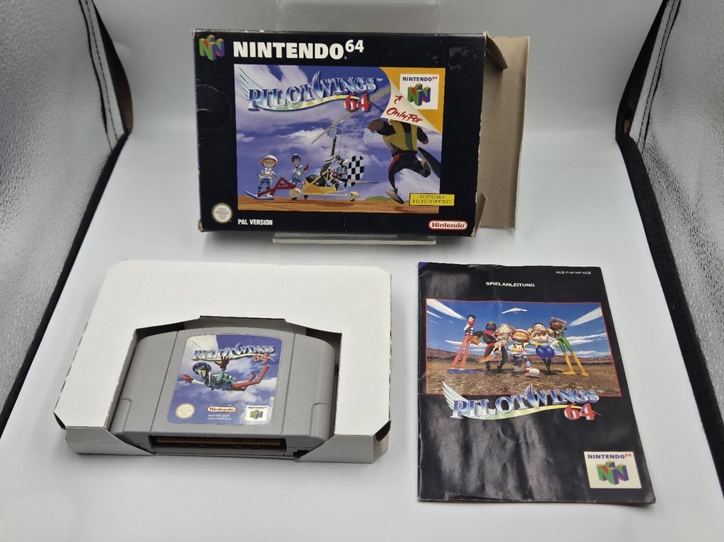 N64 Nintendo 64 Spiel Pilotwings 64 mit OVP und Anleitung NOE