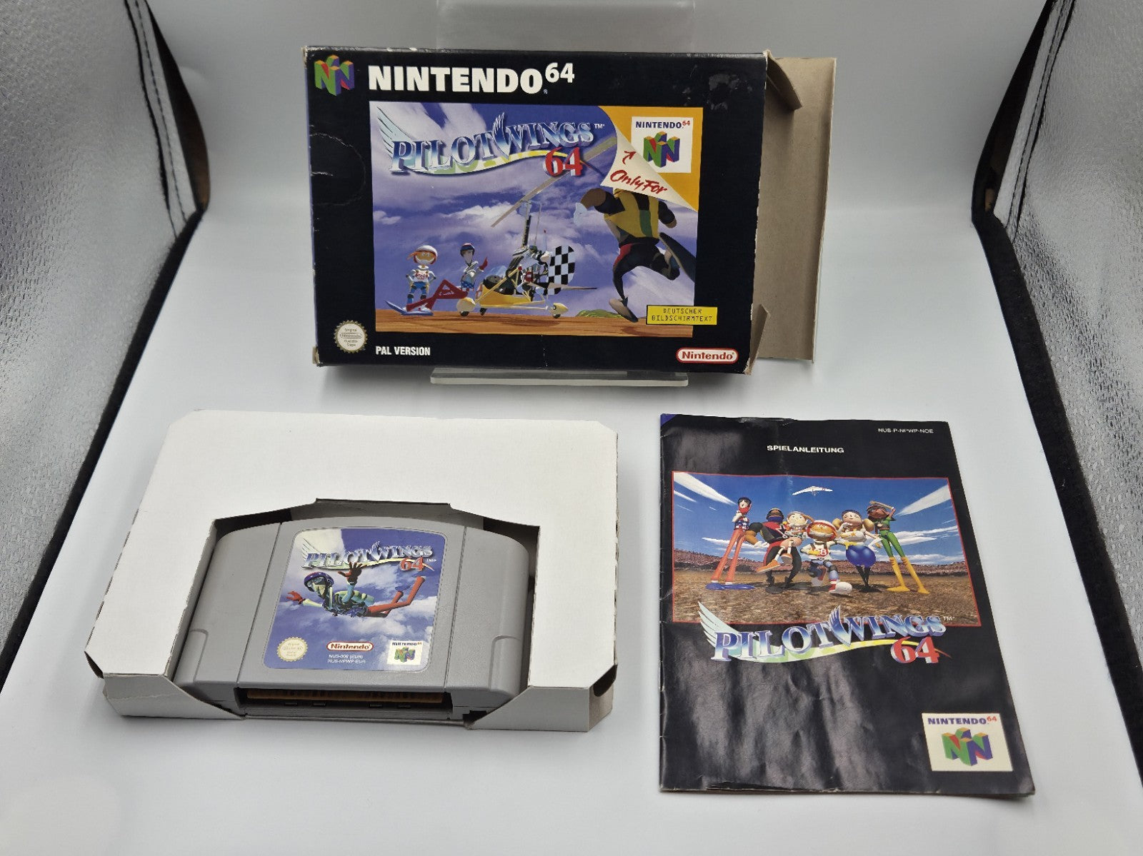 N64 Nintendo 64 Spiel Pilotwings 64 mit OVP und Anleitung NOE