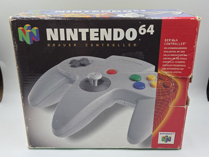 N64 Nintendo 64 Controller Joystick Grau Grey OVP EUR