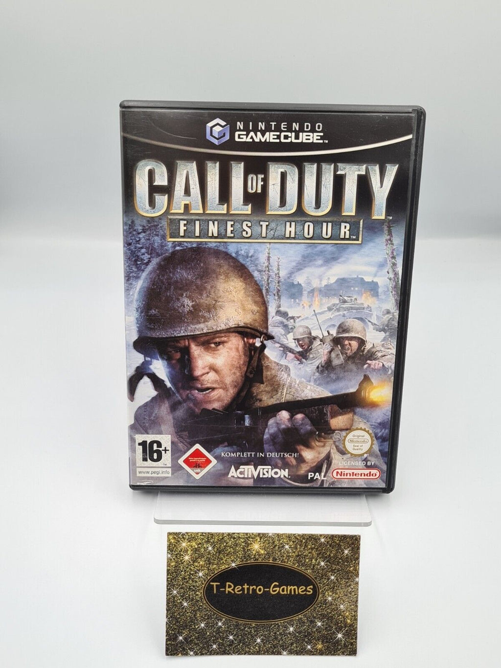Nintendo GameCube Call of Duty Finest Hour mit OVP und Anleitung NOE - T-Retro-Games 
