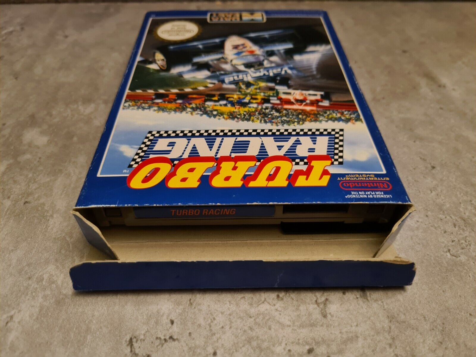 Nintendo NES Turbo Racing mit OVP und Anleitung FAH - T-Retro-Games 