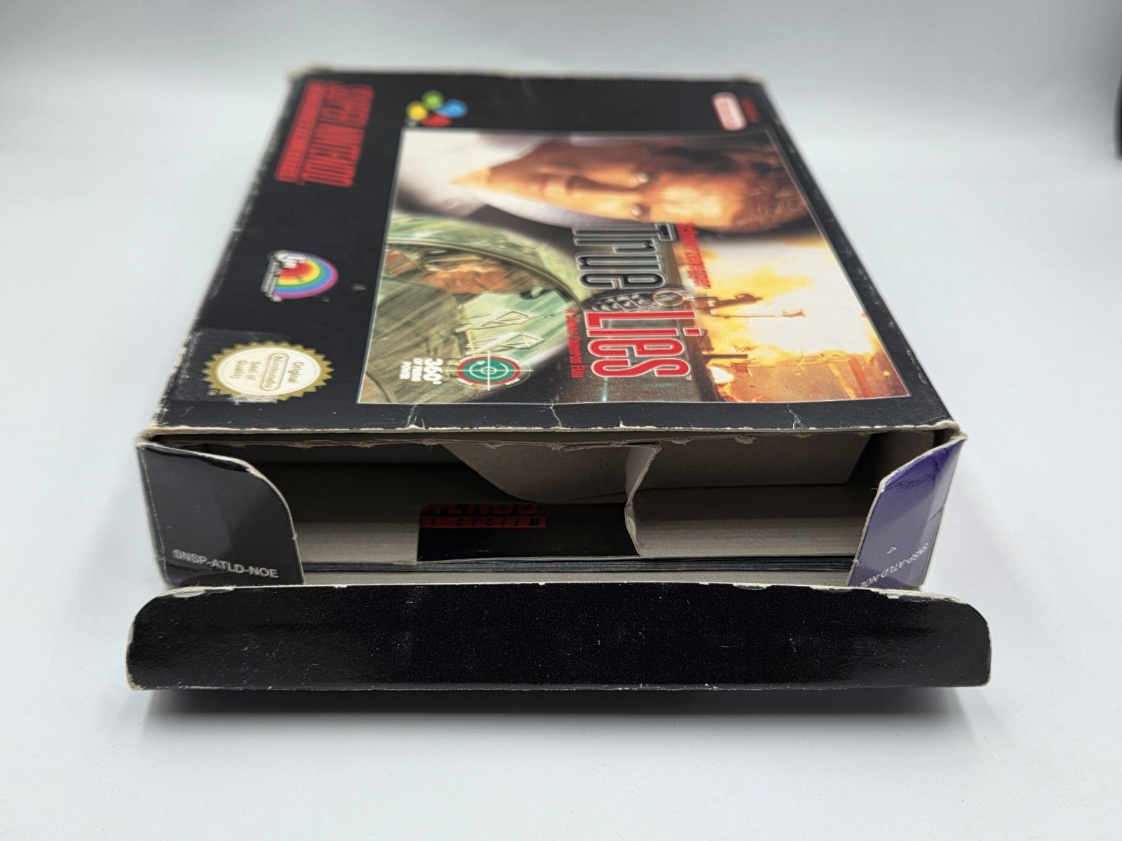 SNES Super Nintendo True Lies mit OVP und Anleitung NOE