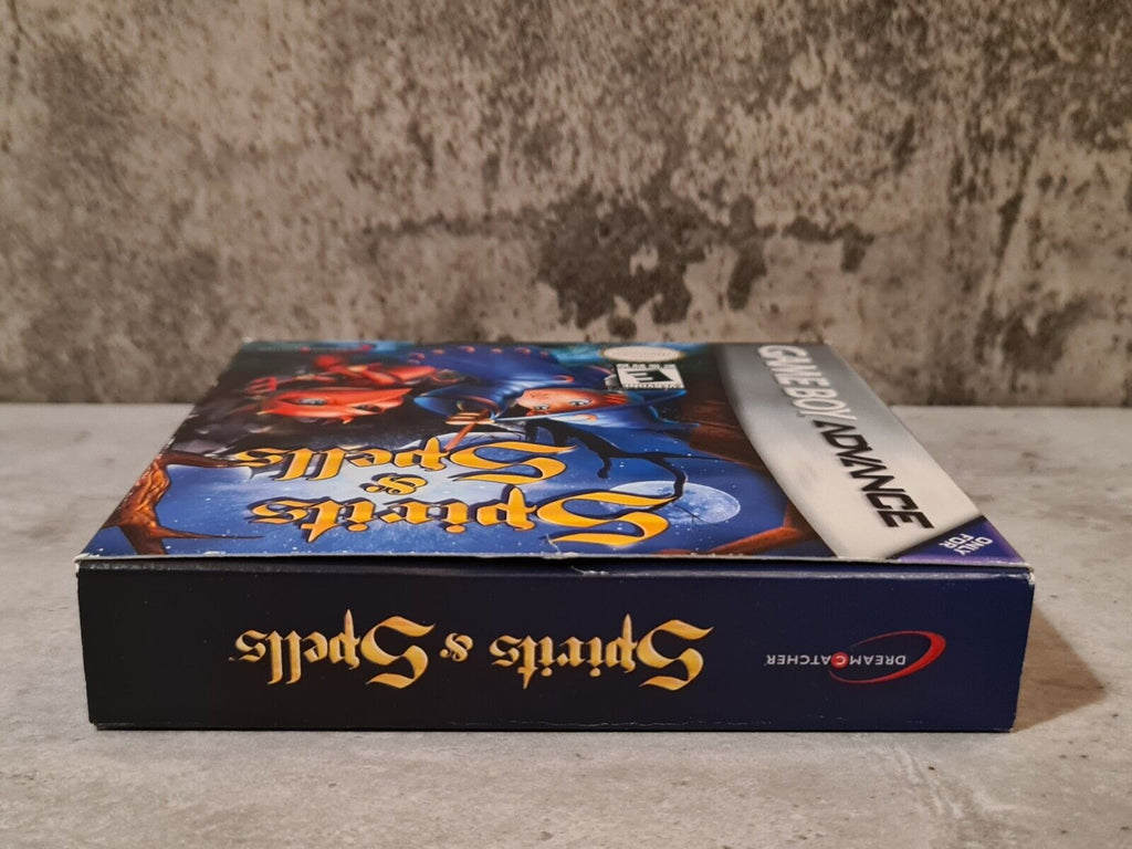 Nintendo Game Boy Advance Spirits & Spells mit OVP und Anleitung USA - T-Retro-Games 