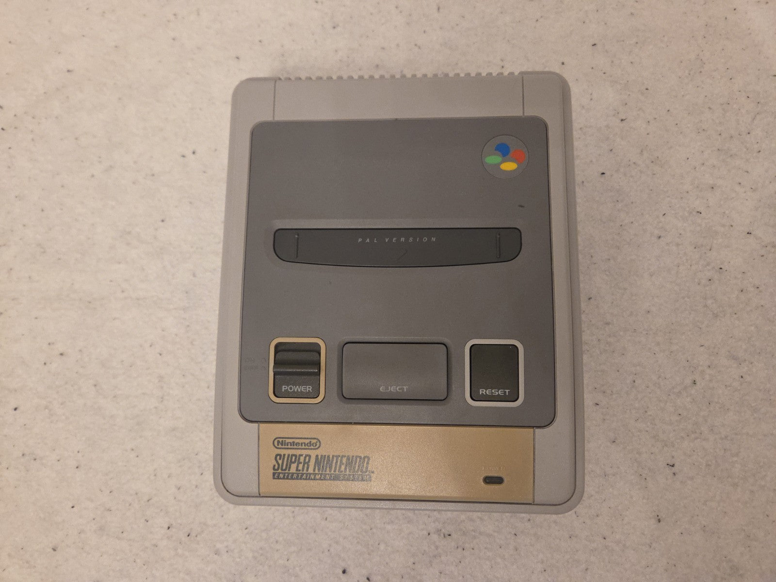 SNES Super Nintendo Konsole Console mit Controller + Kabeln PAL
