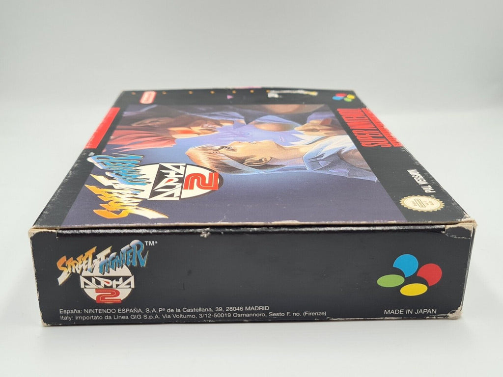 SNES Super Nintendo Street Fighter Alpha 2 mit OVP und Anleitung NEAI - T-Retro-Games 