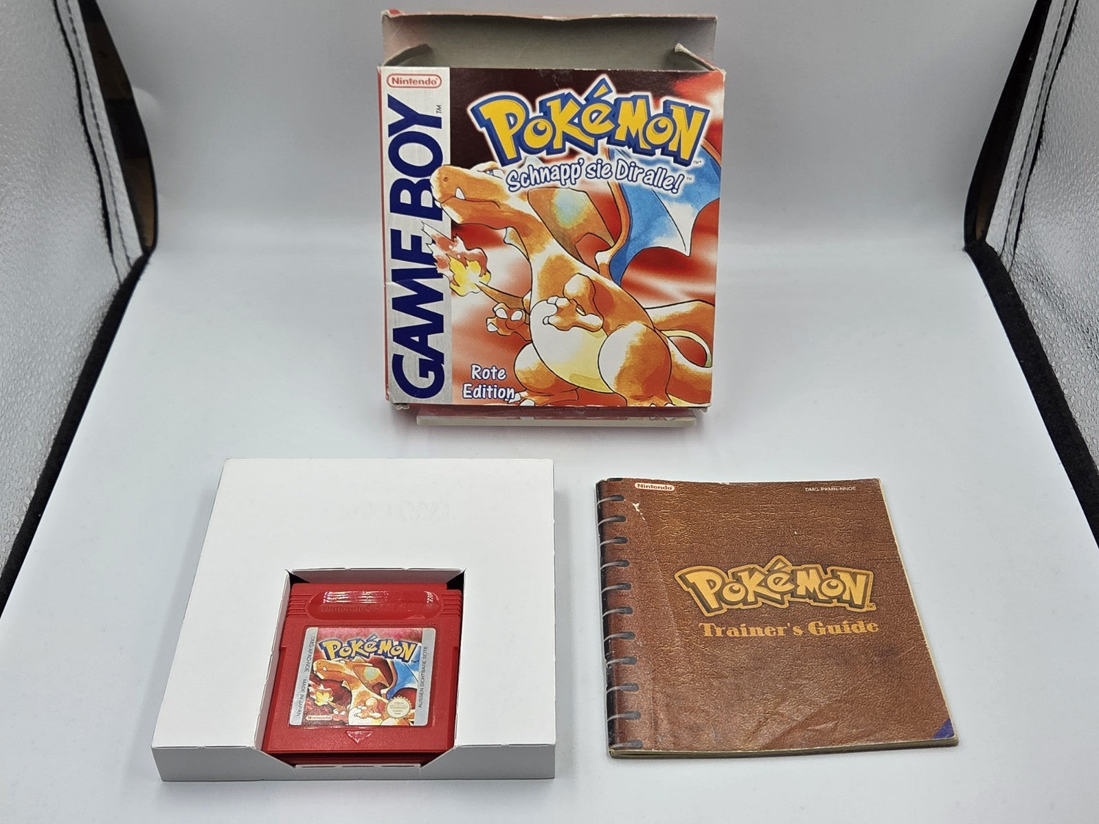 Nintendo Game Boy Classic Pokemon Rote Edition mit OVP und Anleitung NOE