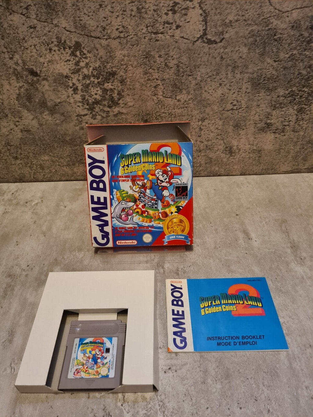 Nintendo Gameboy Super Mario Land 2 : 6 Golden Coins mit OVP und Anleitung FAH - T-Retro-Games 