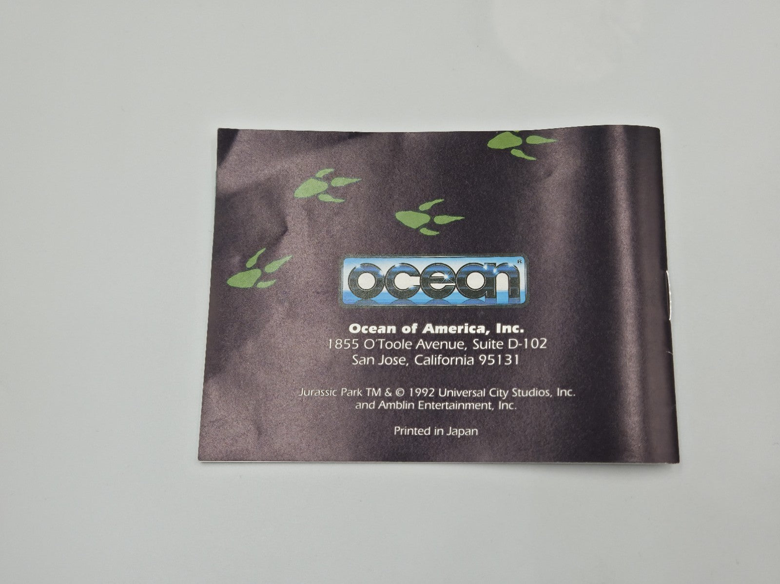 Nintendo Game Boy Classic Jurassic Park mit OVP und Anleitung USA