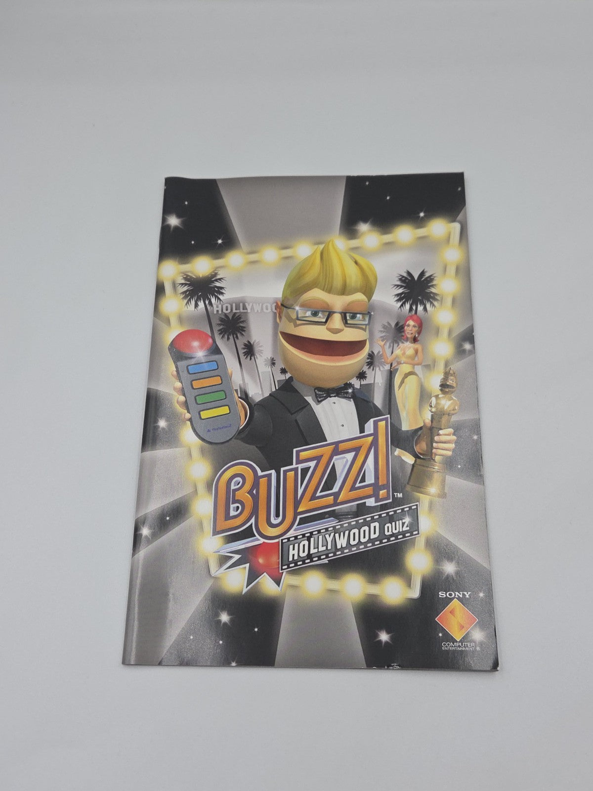 PS2 Playstation 2 Spiel Buzz! Hollywood Quiz mit OVP und Anleitung Multilingual