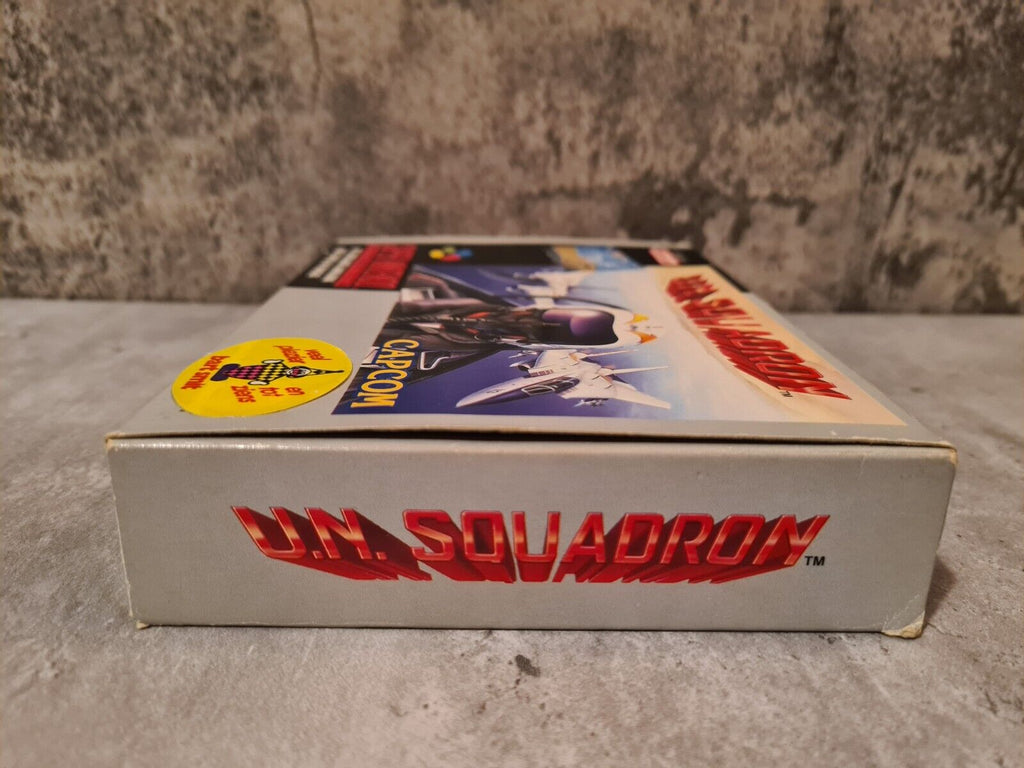 SNES Super Nintendo UN Squadron mit OVP und Anleitung FAH - T-Retro-Games 