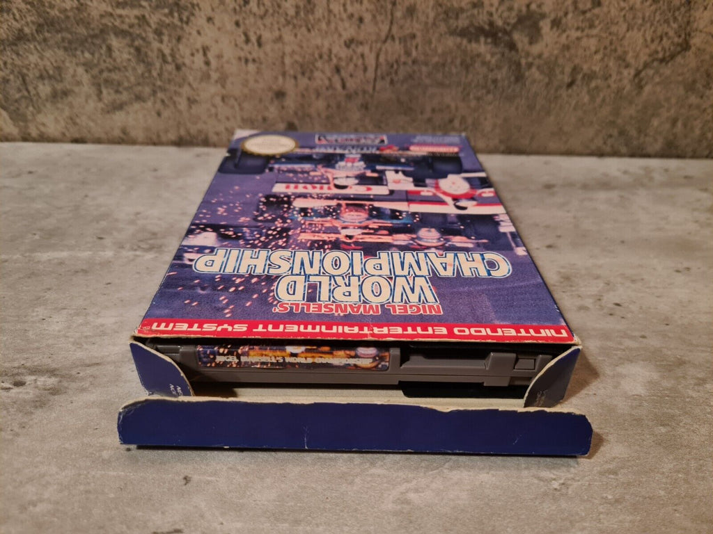 Nintendo NES Nigel Mansell's World Championship mit OVP und Anleitung NOE - T-Retro-Games 
