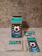 SFC Super Famicom Champions World Class Soccer mit OVP und Anleitung + Poster - T-Retro-Games 