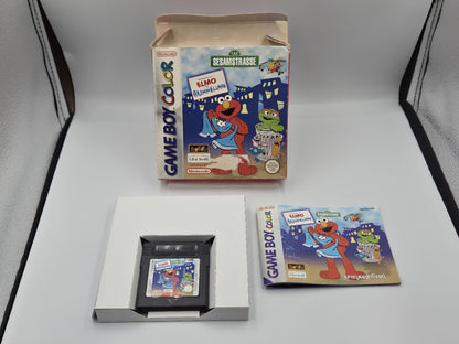 Game Boy Color Die Abenteuer von Elmo im Grümmelland mit OVP und Anleitung NOE
