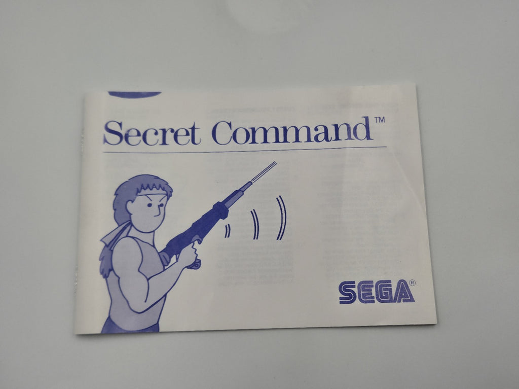Sega Master System Secret Command mit OVP und Anleitung Multilingual 