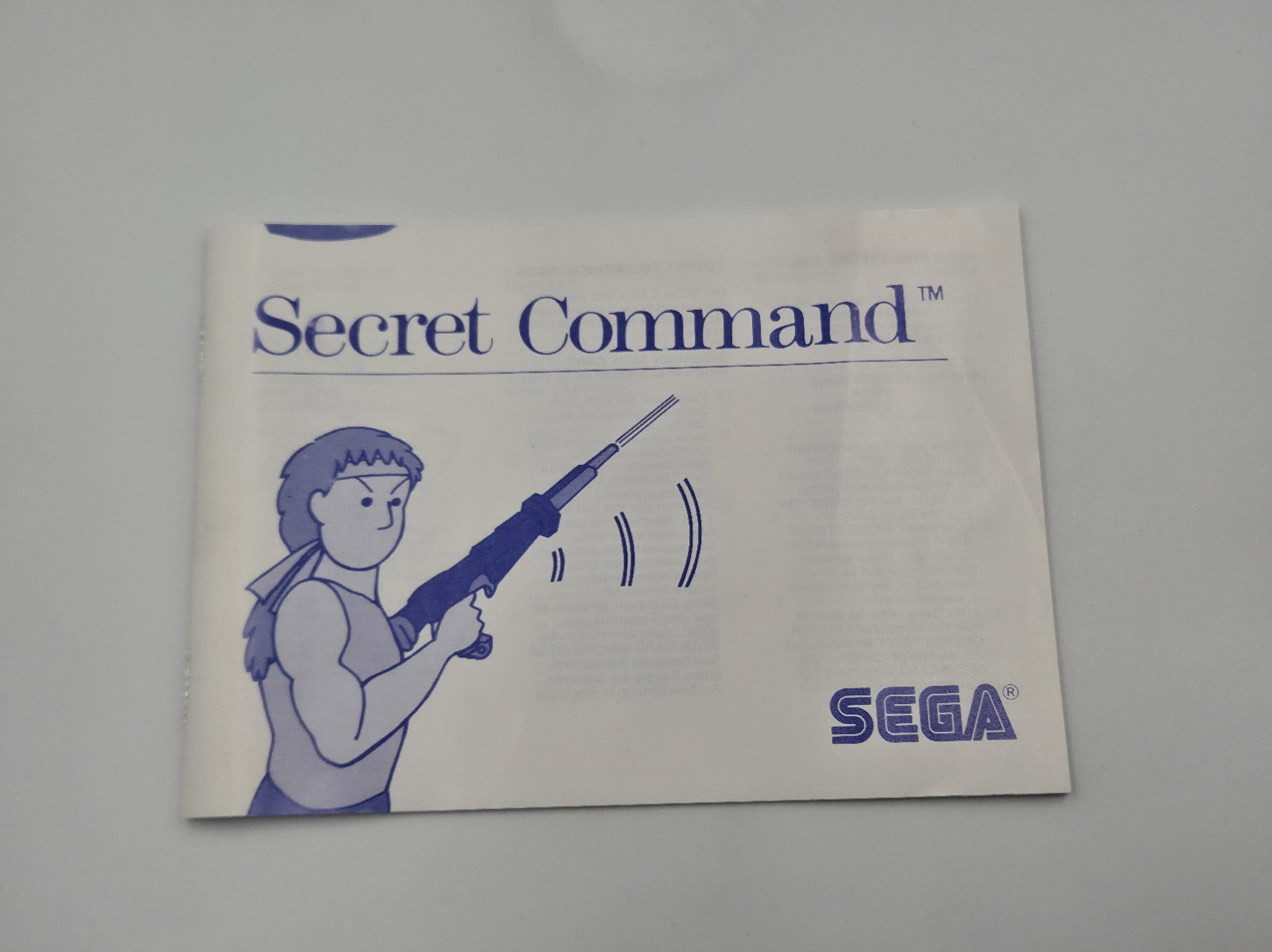 Sega Master System Secret Command mit OVP und Anleitung Multilingual 