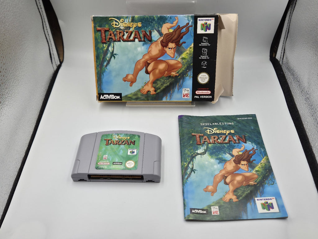 N64 Nintendo 64 Spiel Disney's Tarzan mit OVP und Anleitung NOE