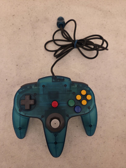 N64 Nintendo 64 Clear Blue Konsole Console OVP 